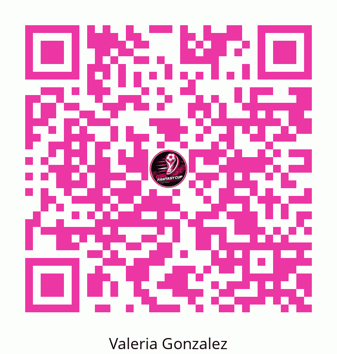 QR del perfil de Valeria Gonzalez